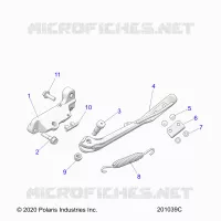 CHASSIS, SIDE STAND