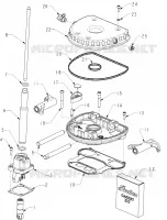 MOTEUR, ROCKER ARM ASSEMBLY AND PUSH RODS