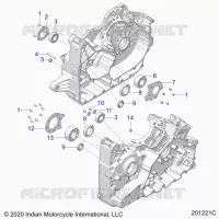 CARTERS MOTEUR BEARINGS