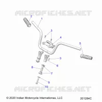 STEERING, FIXATION GUIDON AND GRIPS