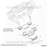 CARENAGES ASM, INSTRUMENT PANEL MNTG.