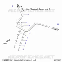 STEERING, FIXATION GUIDON AND GRIPS