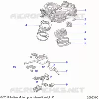 ENGINE, CORPS DE PAPILON AND FUEL RAIL