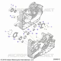CARTERS MOTEUR BEARINGS