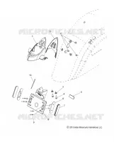 BODY, FEU ARRIERE, LICENSE PLATE BRACKET