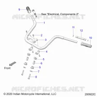 STEERING, FIXATION GUIDON AND GRIPS