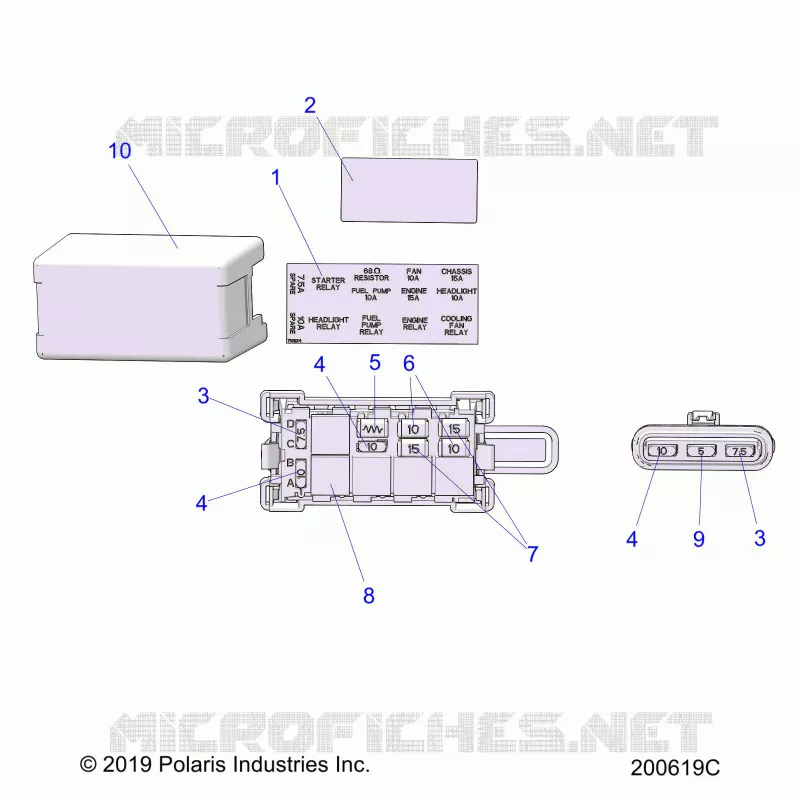ELECTRICITE, FUSE BLOCK