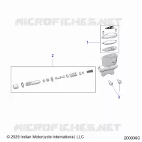 FREIN ARRIERE, MASTER CYLINDER