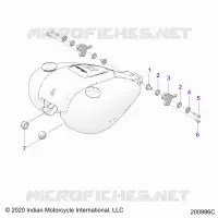 SYSTÃˆME D'ALIMENTATION, FUEL TANK MOUNTING