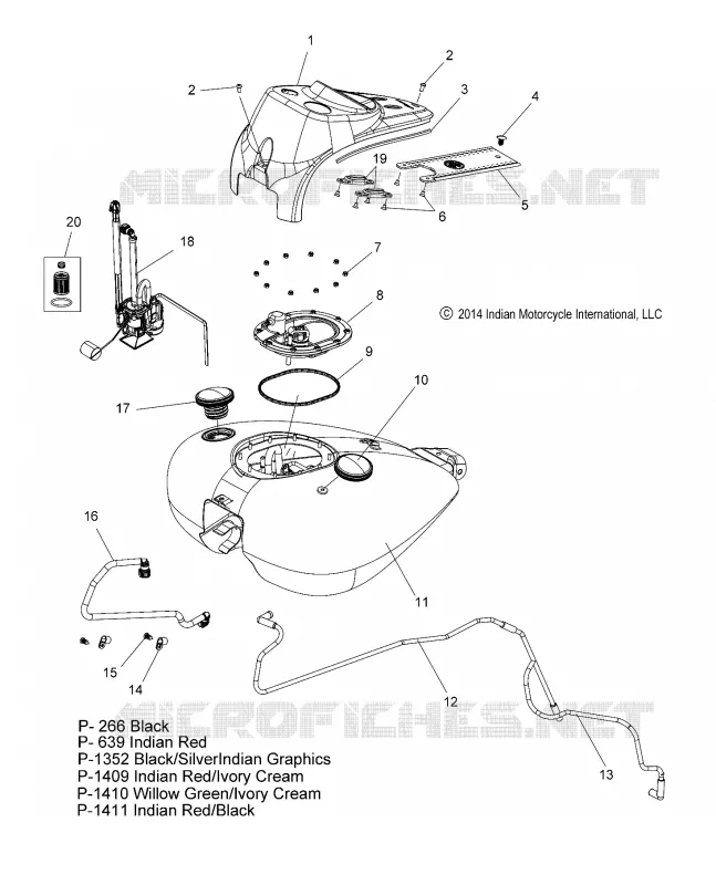 SYSTÈME D'ALIMENTATION, CARBURANT TANK ASM.