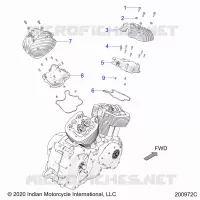 MOTEUR, ROCKER COVERS