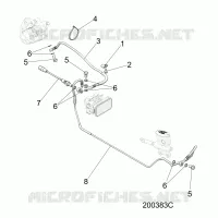 FREINS, FREIN LINE, REAR, ABS