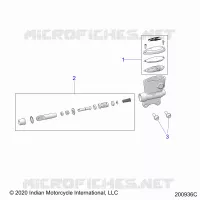 FREIN ARRIERE, MASTER CYLINDER