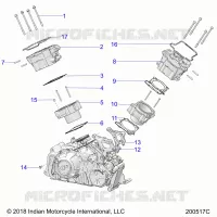 ENGINE, CYLINDER AND CULASSE MNTG.