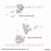 BRAKES, ETRIERS DE FREIN AVANT AND REAR