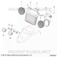 ELECTRICITE, INSTRUMENT CLUSTER