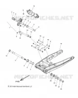 SUSPENSION ARRIERE ASM., SWING ARM AND SHOCK