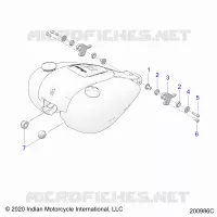 SYSTÃˆME D'ALIMENTATION, FUEL TANK MOUNTING