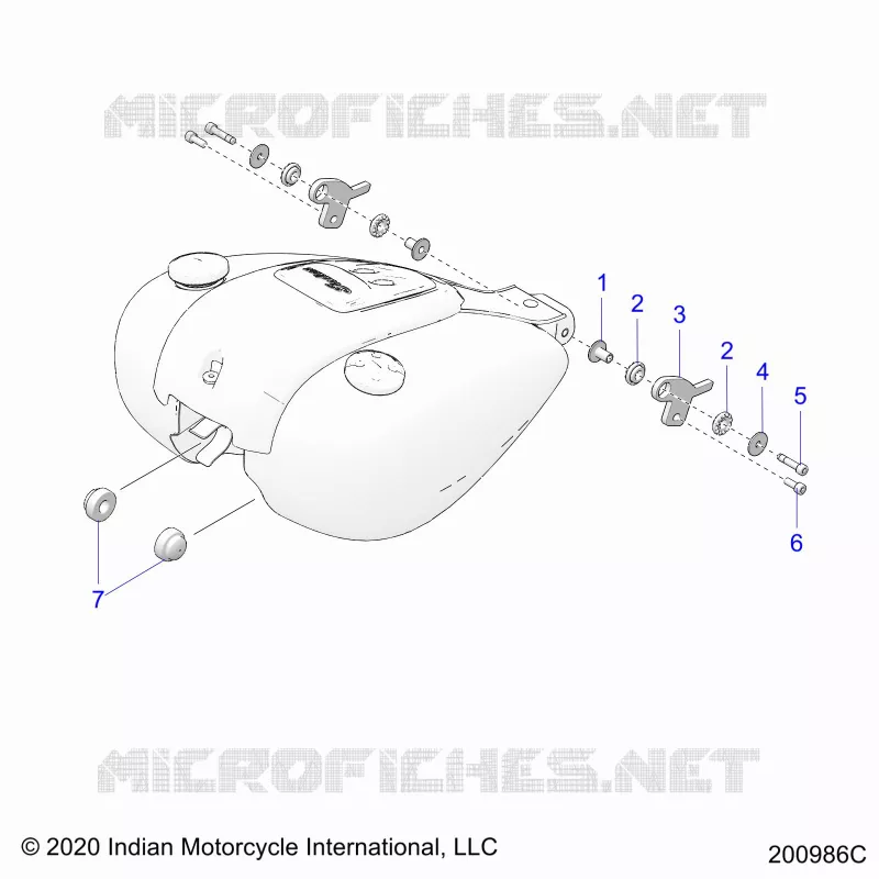 SYSTÃˆME D'ALIMENTATION, FUEL TANK MOUNTING