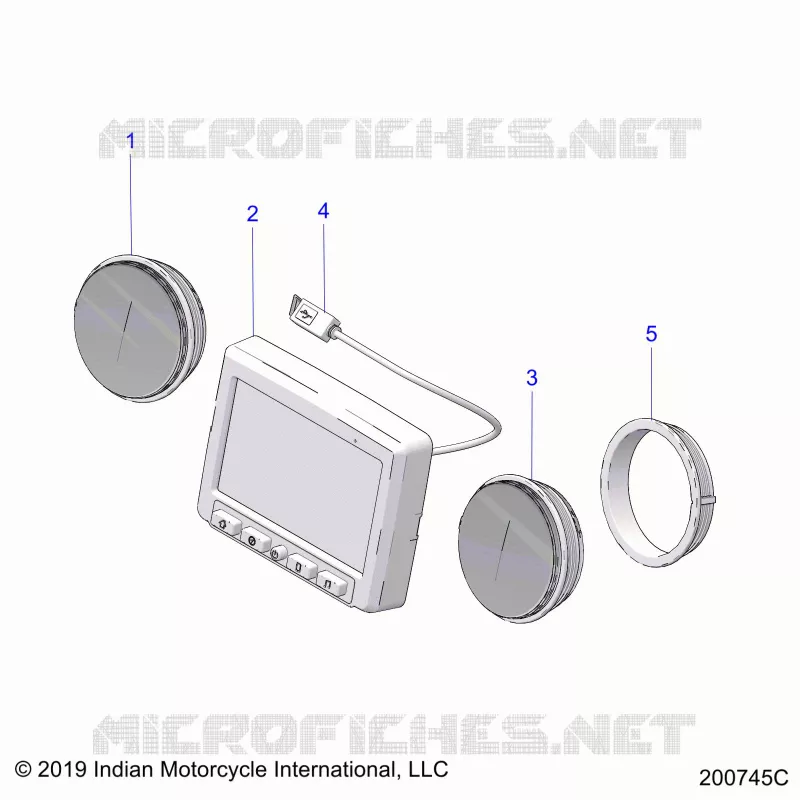 ELECTRICITE, INSTRUMENT CLUSTER