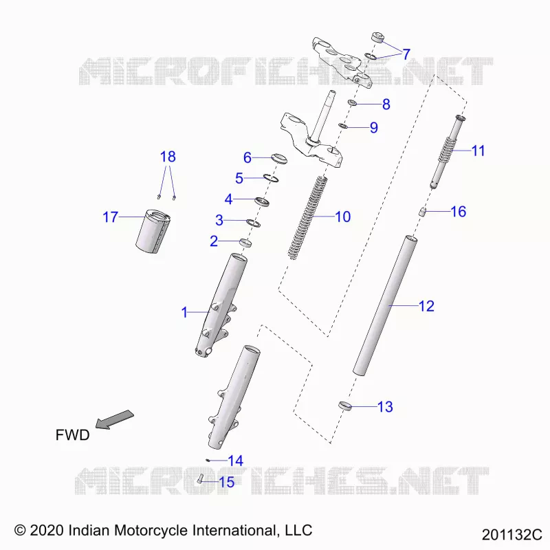 SUSPENSION AVANT FORKS