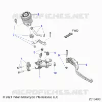 BRAKES, MAITRE CYLINDRE, FRONT