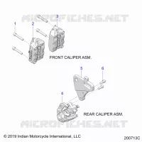 BRAKES, ETRIERS DE FREIN AVANT AND REAR