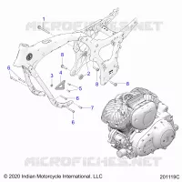 ENGINE, SUPPORT MOTEUR
