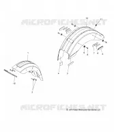 CARROSSERIE - GARDE BOUE AVANT/REAR