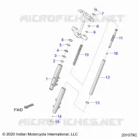 SUSPENSION AVANT FORKS