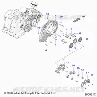 MOTEUR, CAM SHAFTS AND GEARS