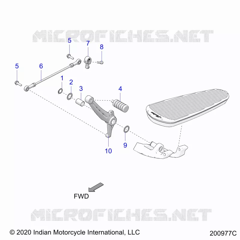 SYSTÃˆME DE TRANSMISSION, SHIFT PEDAL AND SHIFT LINKAGE