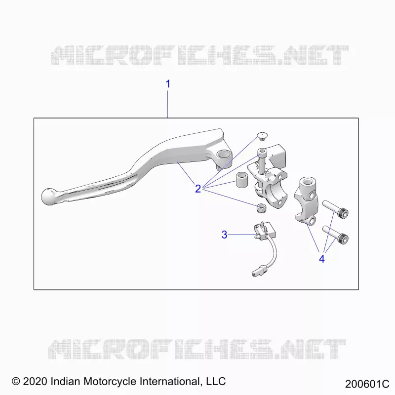 CONTROLS, LEVIER D'EMBRAYAGE ASM.