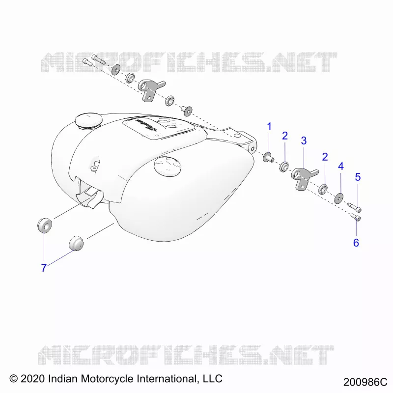SYSTÃˆME D'ALIMENTATION, FUEL TANK MOUNTING