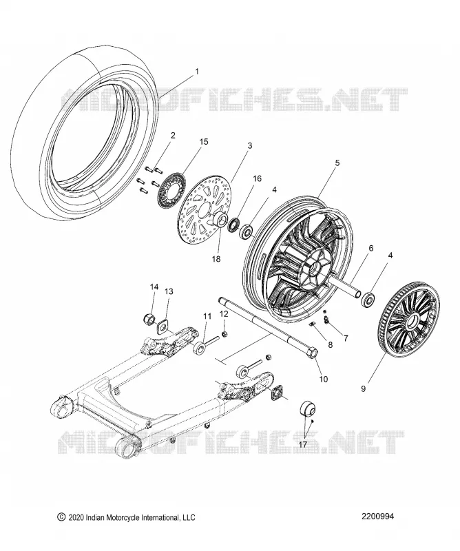 ROUE ARRIERE