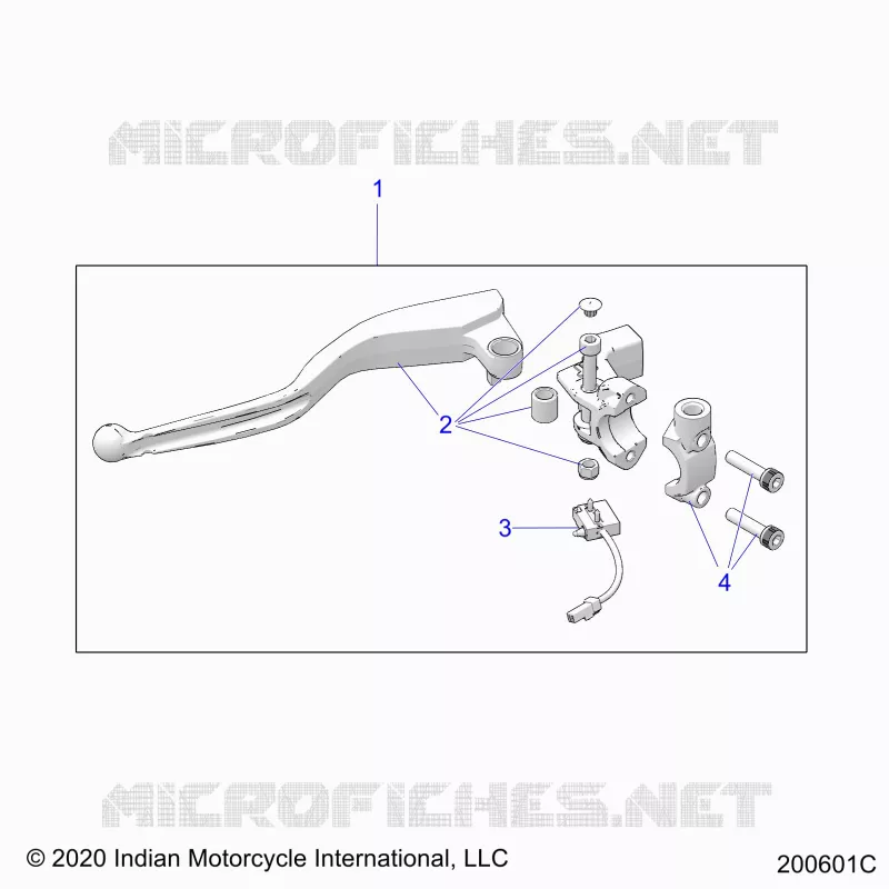 CONTROLS, LEVIER D'EMBRAYAGE ASM.