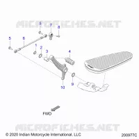 SYSTÃˆME DE TRANSMISSION, SHIFT PEDAL AND SHIFT LINKAGE