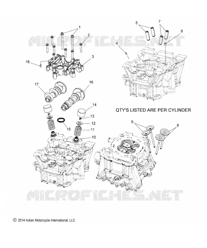 ENGINE, CULASSE ASM.