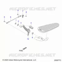 SYSTÃˆME DE TRANSMISSION, SHIFT PEDAL AND SHIFT LINKAGE
