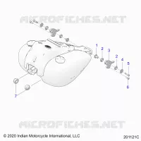 SYSTÃˆME D'ALIMENTATION, FUEL TANK MOUNTING