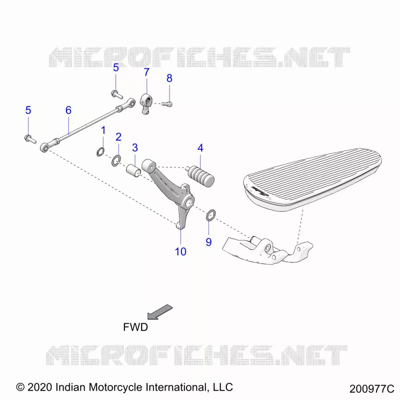 SYSTÃˆME DE TRANSMISSION, SHIFT PEDAL AND SHIFT LINKAGE