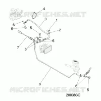 FREINS, FREIN LINE, REAR, ABS