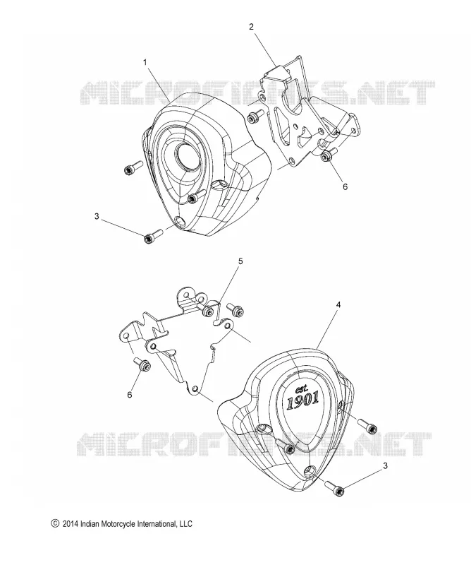 COUVERCLES MOTEUR, IGN./THERMOSTAT