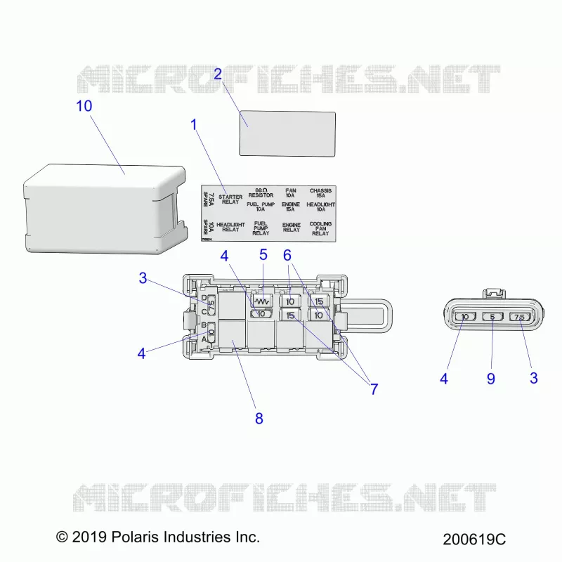 ELECTRICITE, FUSE BLOCK