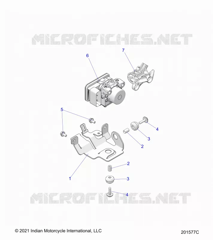 FREINS, ABS FREIN MODULE MOUNTING