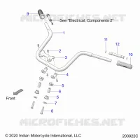 STEERING, FIXATION GUIDON AND GRIPS