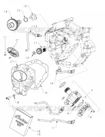 MOTEUR, CAM BOX AND POMPE A HUILE