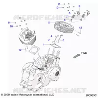 ENGINE, CULASSE ASM.