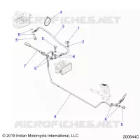 FREINS, FREIN LINE, REAR, ABS