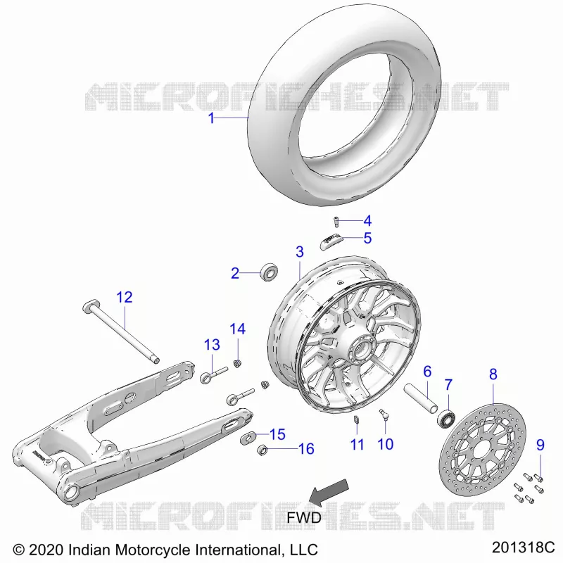 ROUE ARRIERE